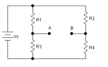 Solved R1 R2 A B Vs R3 R4 Set the values of the resistors | Chegg.com