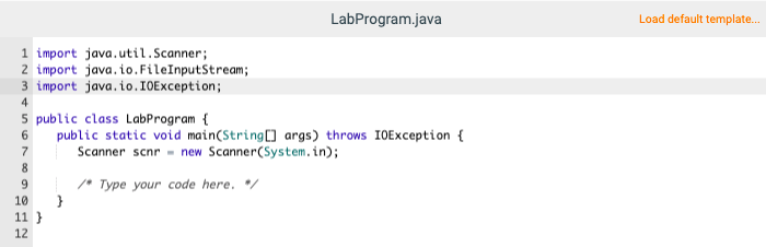 Solved ***IN JAVA PLEASE*** Please answer using only the | Chegg.com