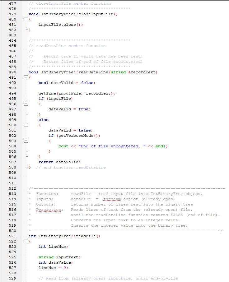 Solved CSC237 C++ Programming Lab21a Binary Trees This lab | Chegg.com