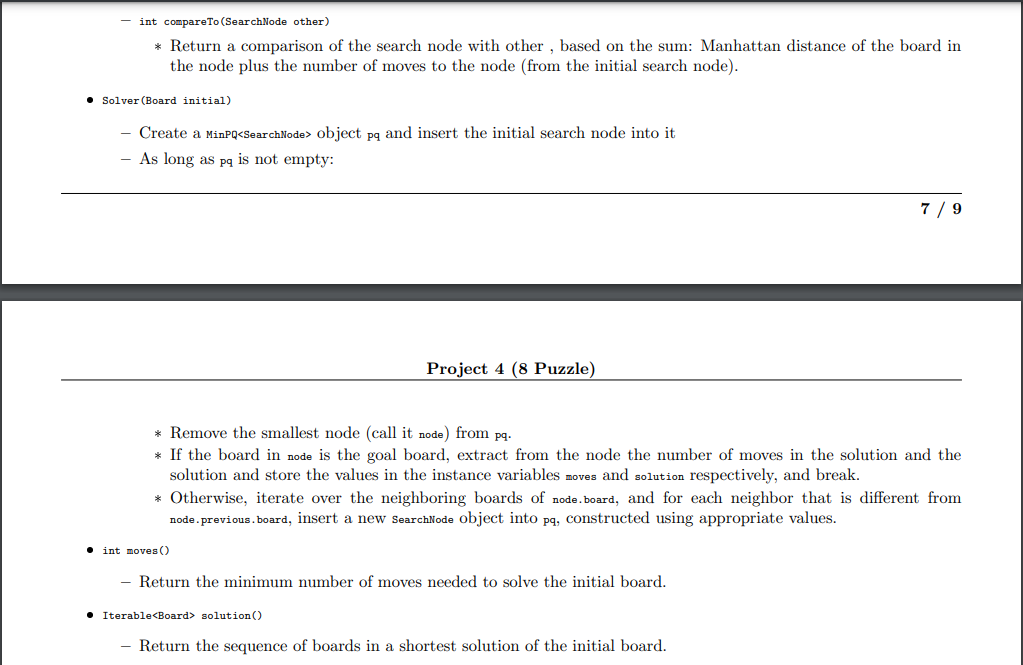 Solved Code provided in Java. Looking for suggestions for | Chegg.com