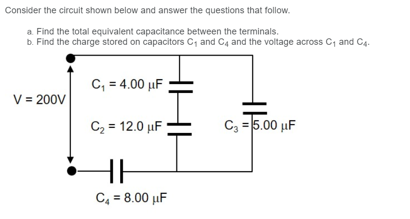 Solved Consider the circuit shown below and answer the | Chegg.com