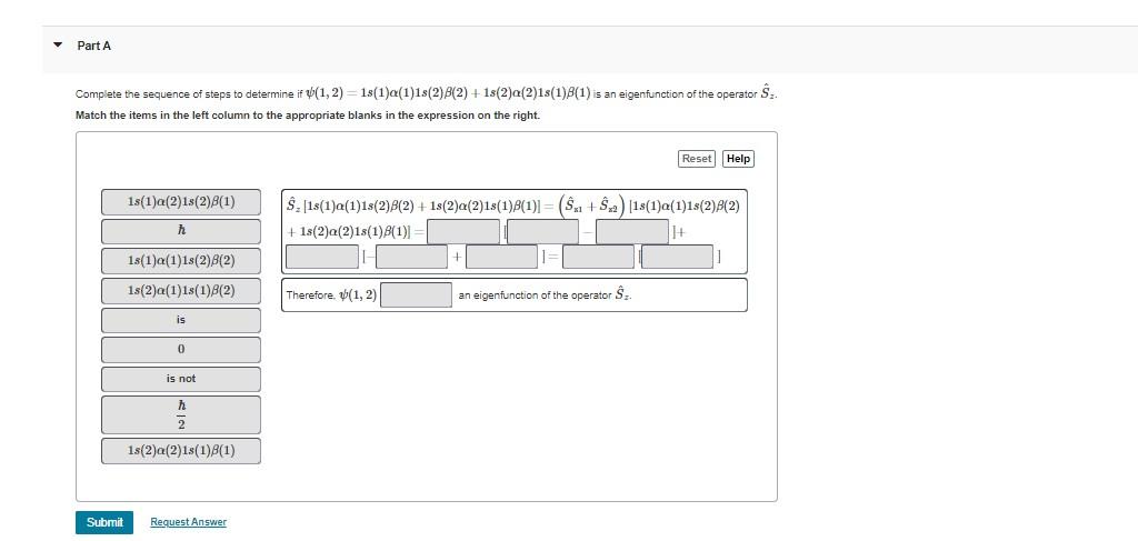 Part A Complete the sequence of steps to determine if | Chegg.com
