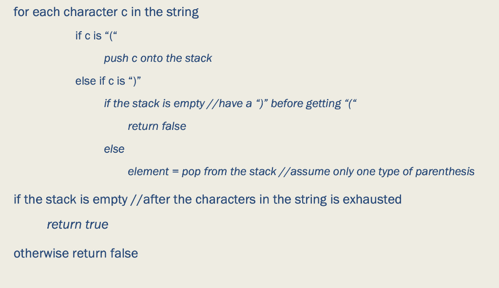 Solved Please revise the parenthesis matching | Chegg.com