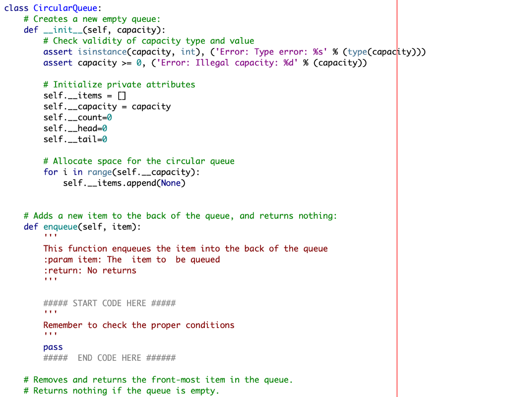 Exercise 1: Complete the Bounded and Circular Queue | Chegg.com