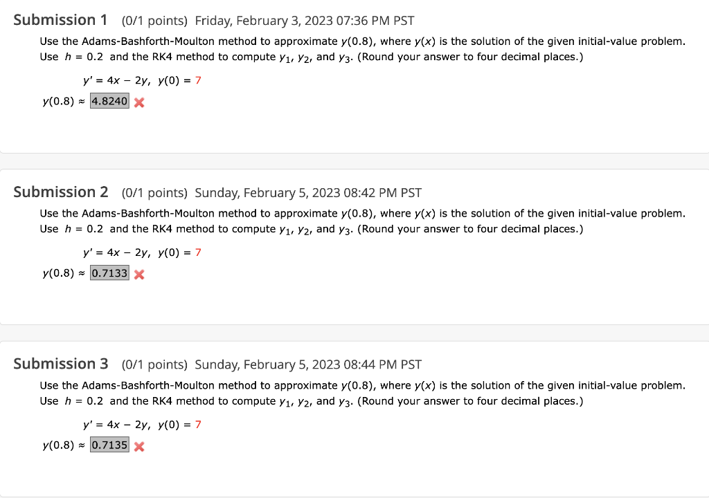 Solved Differential Equations Use the | Chegg.com