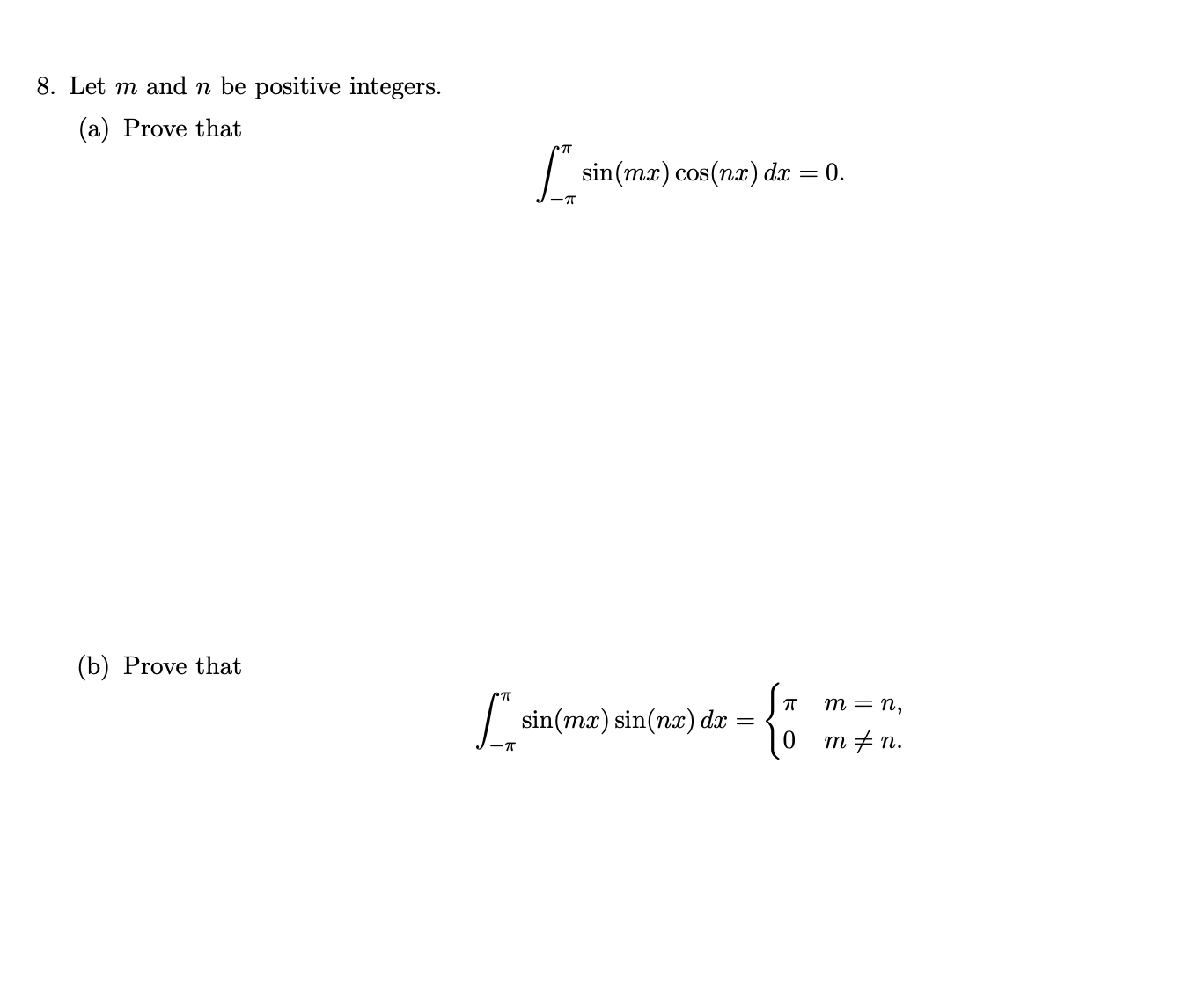 Solved Let M ﻿and N ﻿be Positive Integers.(a) ﻿Prove | Chegg.com