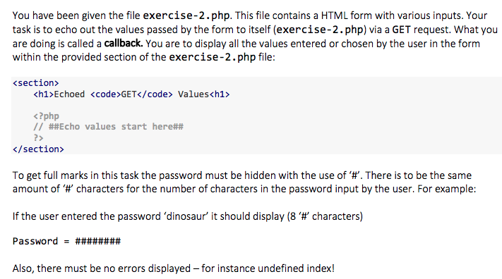 Download Solved Php Code That Is Given Exercise 2 Get Echo Bod Chegg Com Yellowimages Mockups