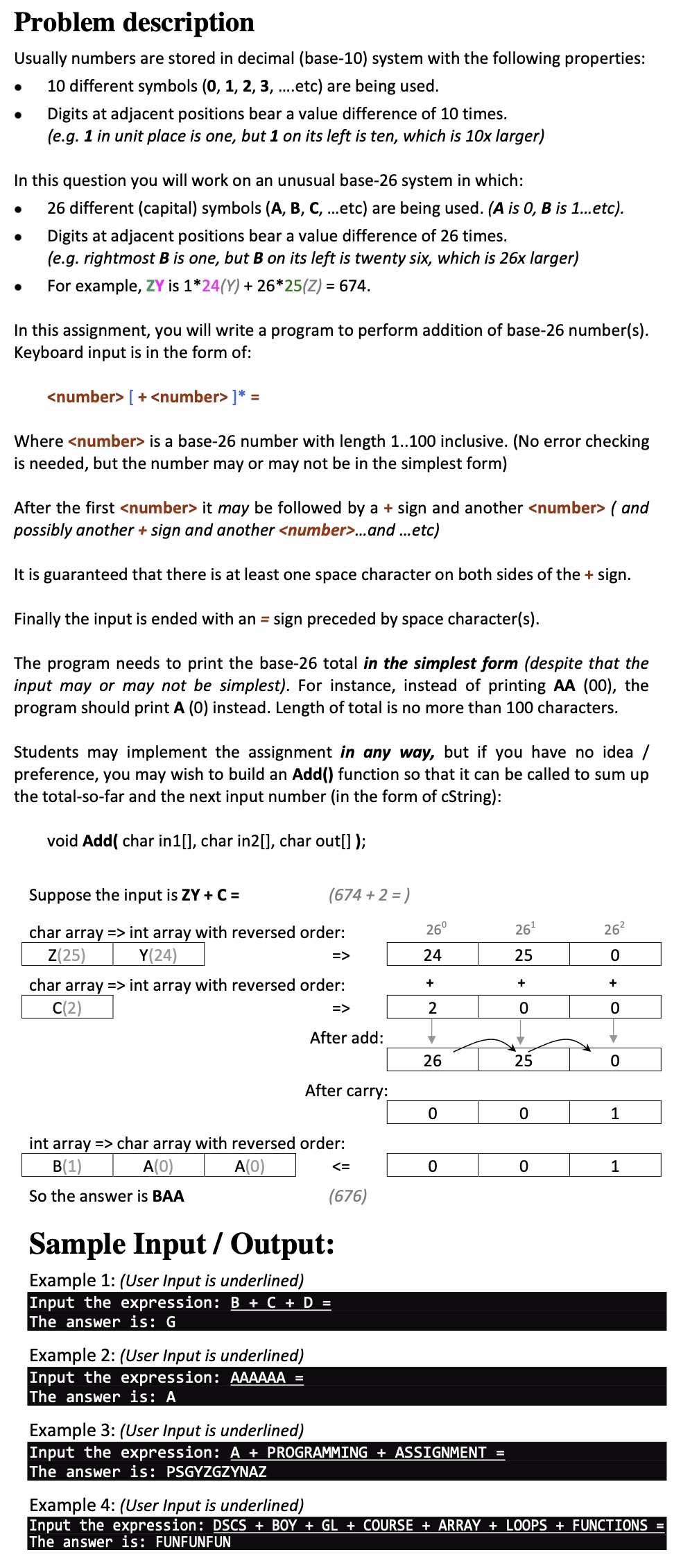 Solved coding problem of C++Problem descriptionUsually | Chegg.com