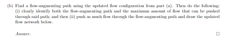Solved Problem 3. Consider the following flow network, with | Chegg.com