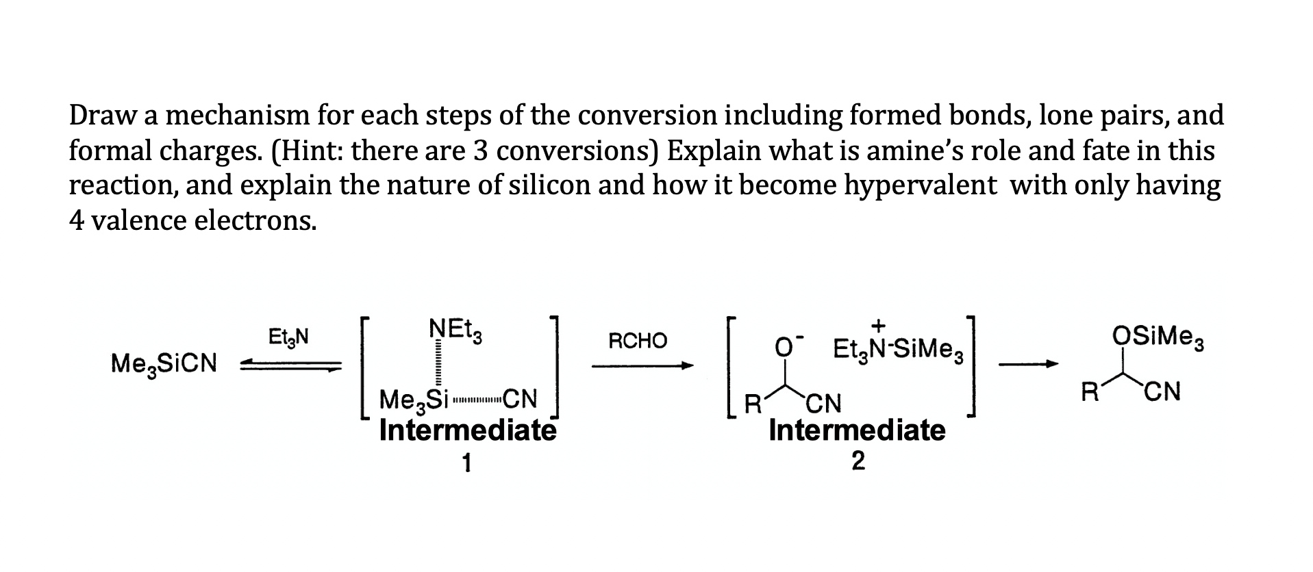 Solved Draw A Mechanism For Each Steps Of The Conversion | Chegg.com