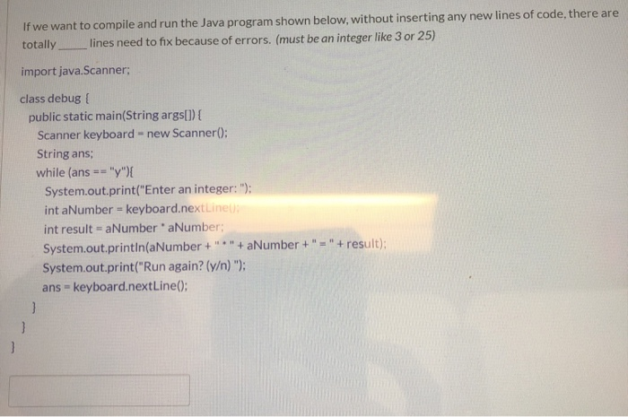 (Solved) : Want Compile Run Java Program Shown Without Inserting New ...
