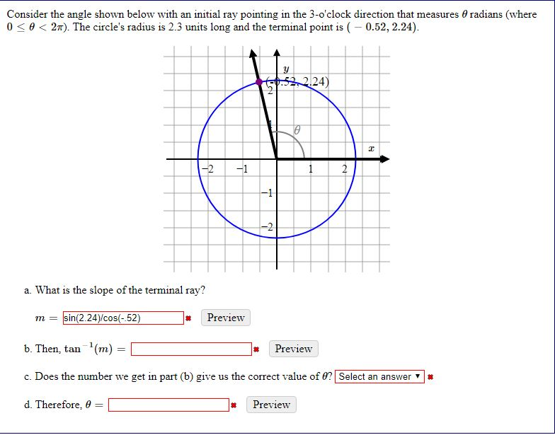 Solved Consider the angle shown below with an initial ray | Chegg.com