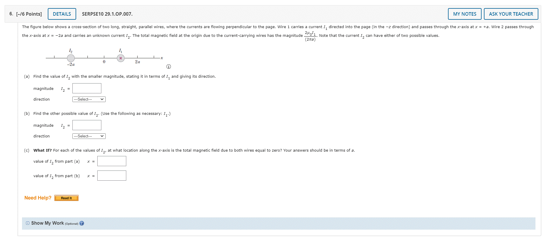Solved I need help on my physics two homework. The subject | Chegg.com