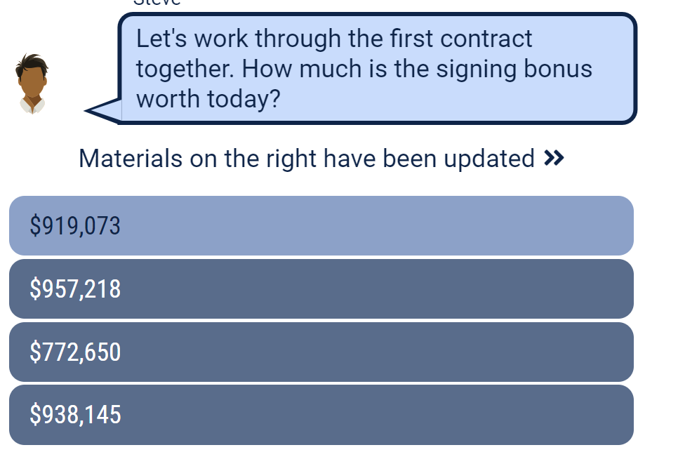 Solved Offer 1 938,145 immediate signing bonus 850,000