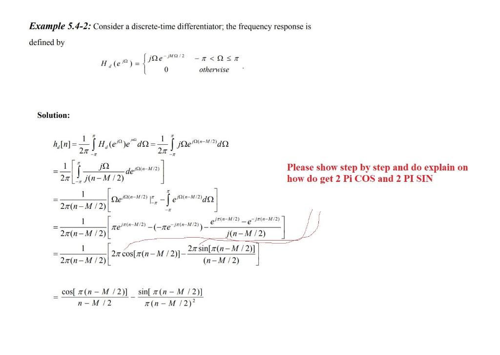 Solved Example 5.4-2: Consider A Discrete-time | Chegg.com