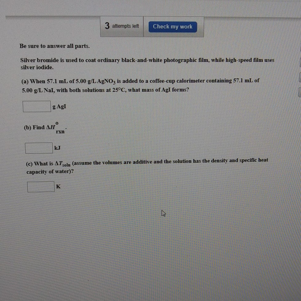Solved 3 Attempts Left Check My Work Be Sure To Answer Al Chegg Com
