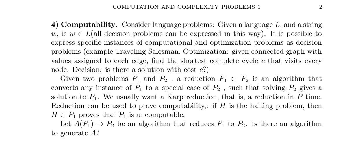 Solved COMPUTATION AND COMPLEXITY PROBLEMS 1 2 4) | Chegg.com