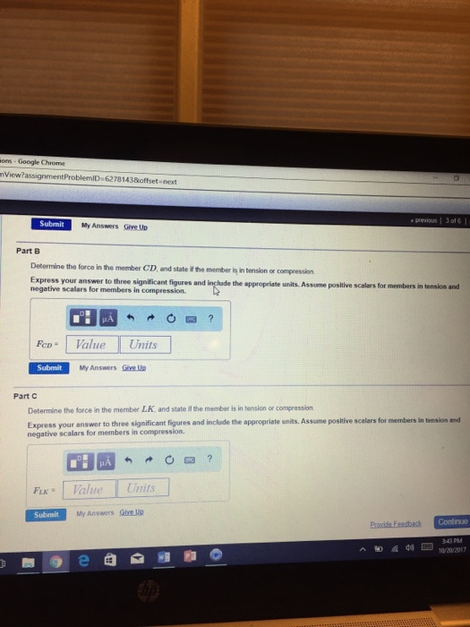 Solved Ch 6 Method of SectionsFundamental Problem 6.8 | Chegg.com