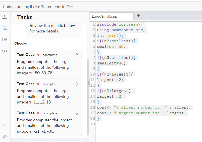 Solved Understanding If Else Statements In 