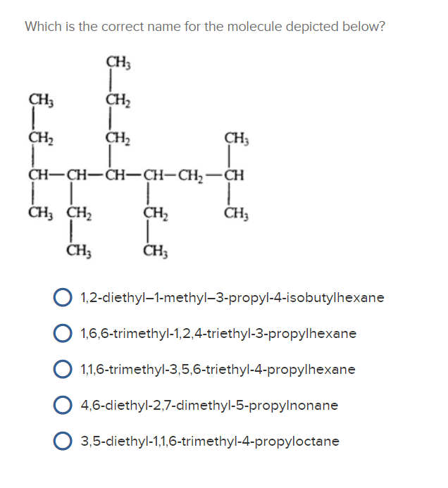 [Solved] trans2,2,4trimethyl5propyl 3octene b. trans