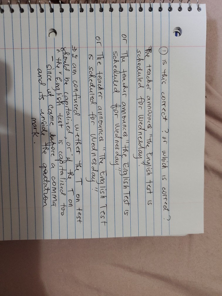 Solved - O is this correct ? or which is correct? The | Chegg.com