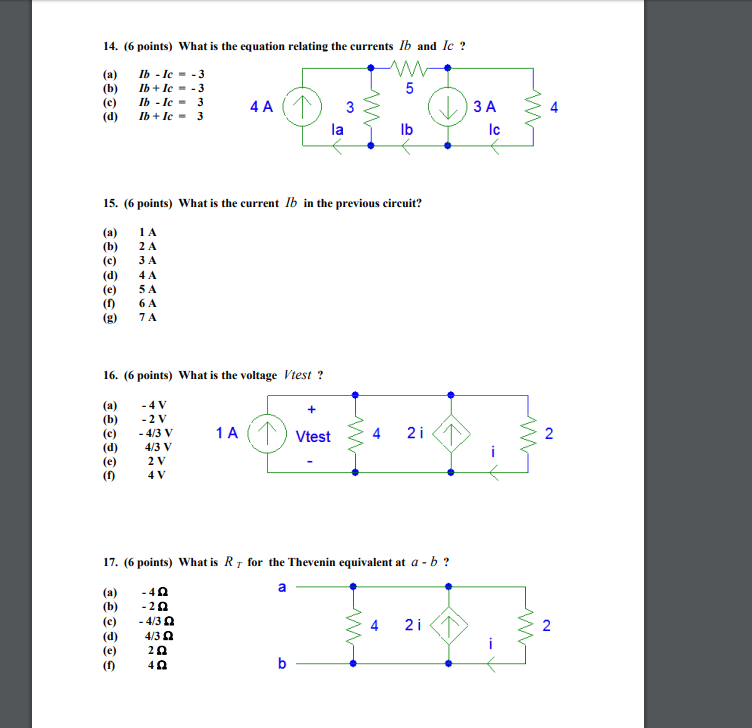 Solved What is the equation relating the currents Ib and Ic | Chegg.com