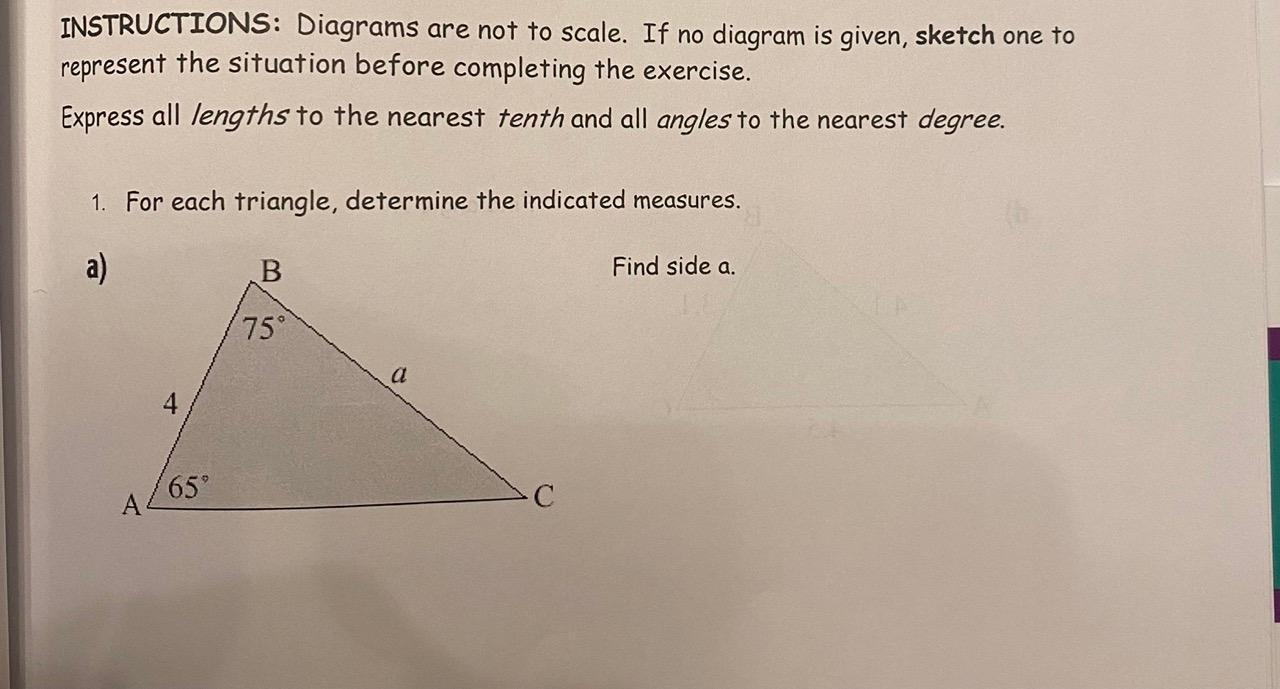 Solved INSTRUCTIONS: Diagrams are not to scale. If no | Chegg.com