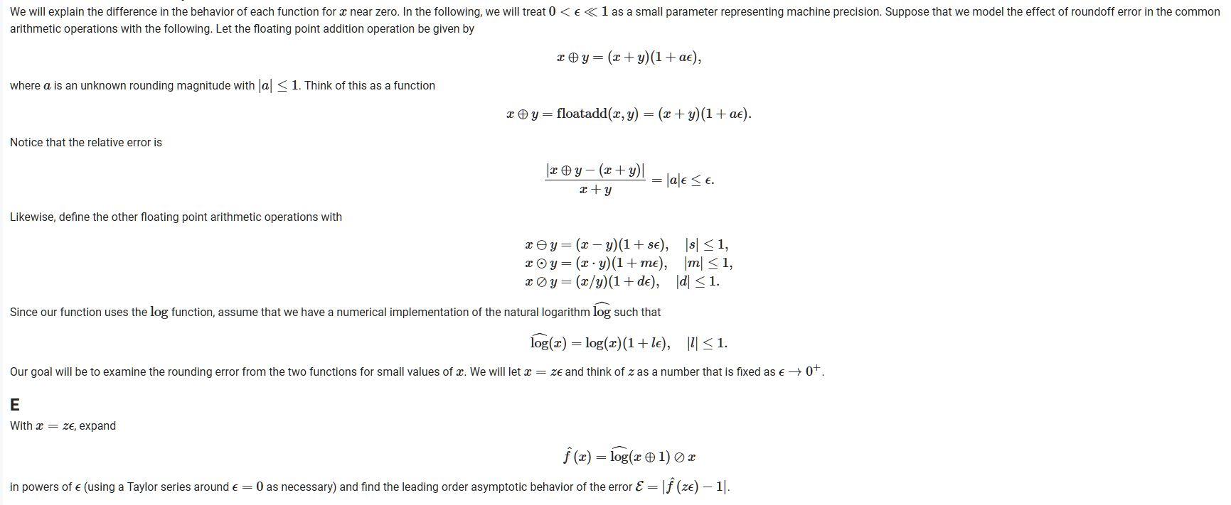 Expanding A Taylor Series Around Epsilon Using Th Chegg Com