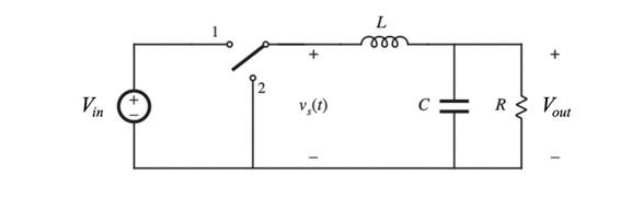 A buck converter is given below with the input | Chegg.com