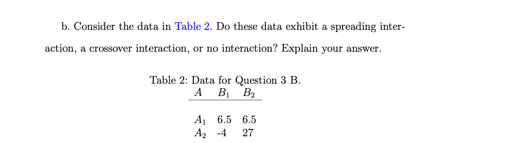 Solved B. Consider The Data In Table 2. Do These Data | Chegg.com