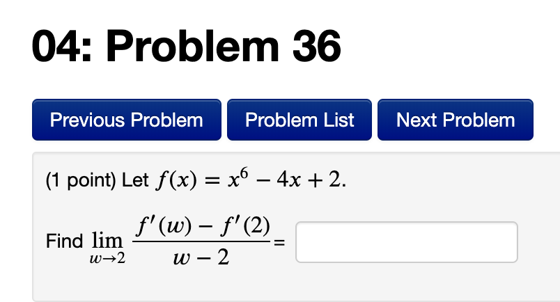 Solved 04: Problem 36 Previous Problem Problem List Next | Chegg.com