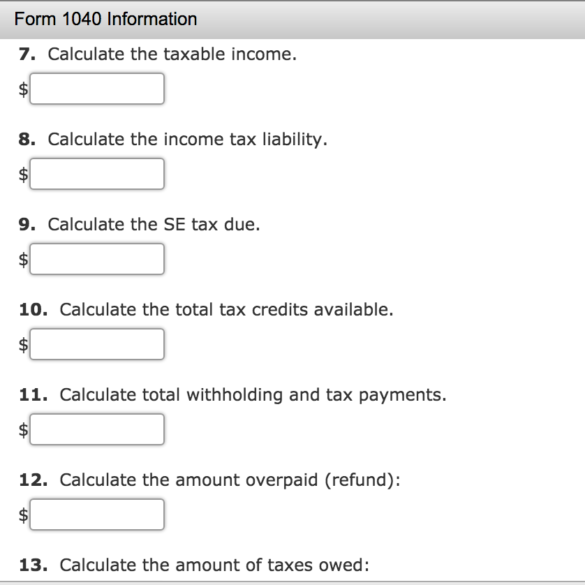 Solved Note: This Problem Is For The 2018 Tax Year. David R. | Chegg.com