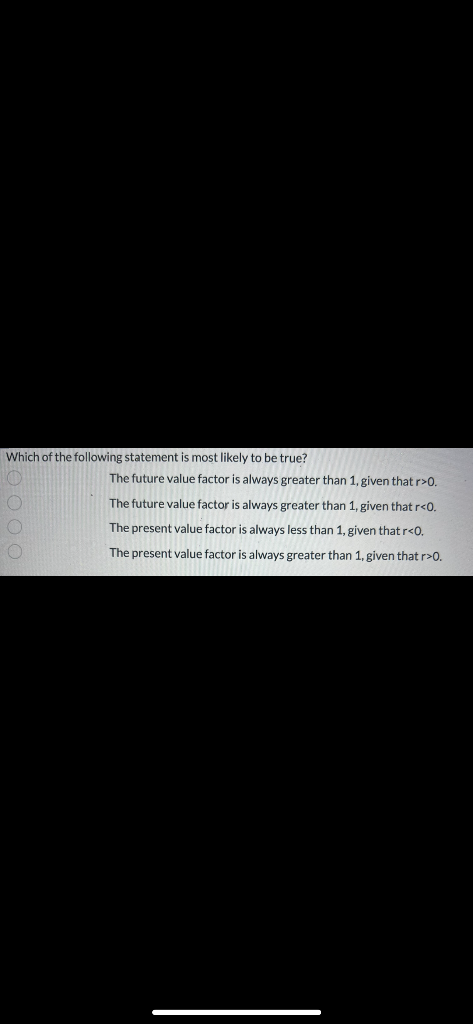 Solved Which of the following statement is most likely to be | Chegg.com