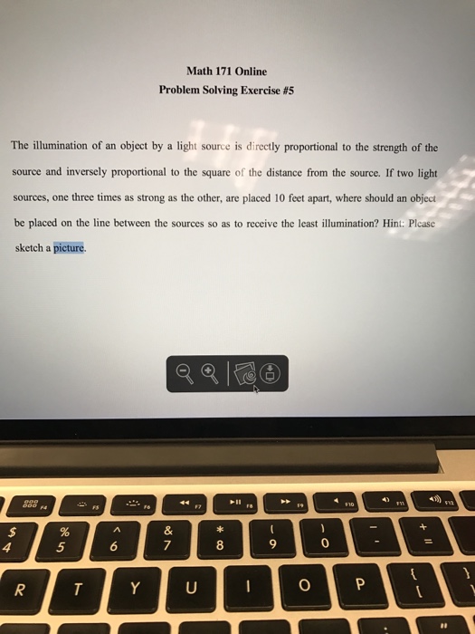 Solved The illumination of an object by a light source is | Chegg.com