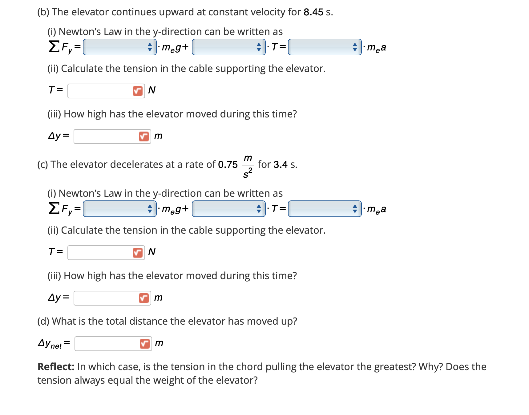 Solved 1. An Elevator Shown Below Filled With Passengers Has | Chegg.com