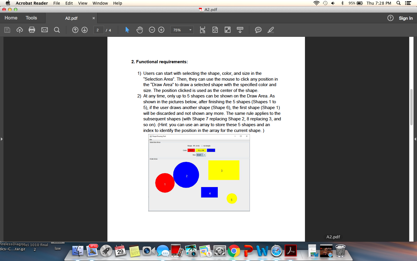 Solved Acrobat Reader File Edit View Window Help * 95% 95% a | Chegg.com