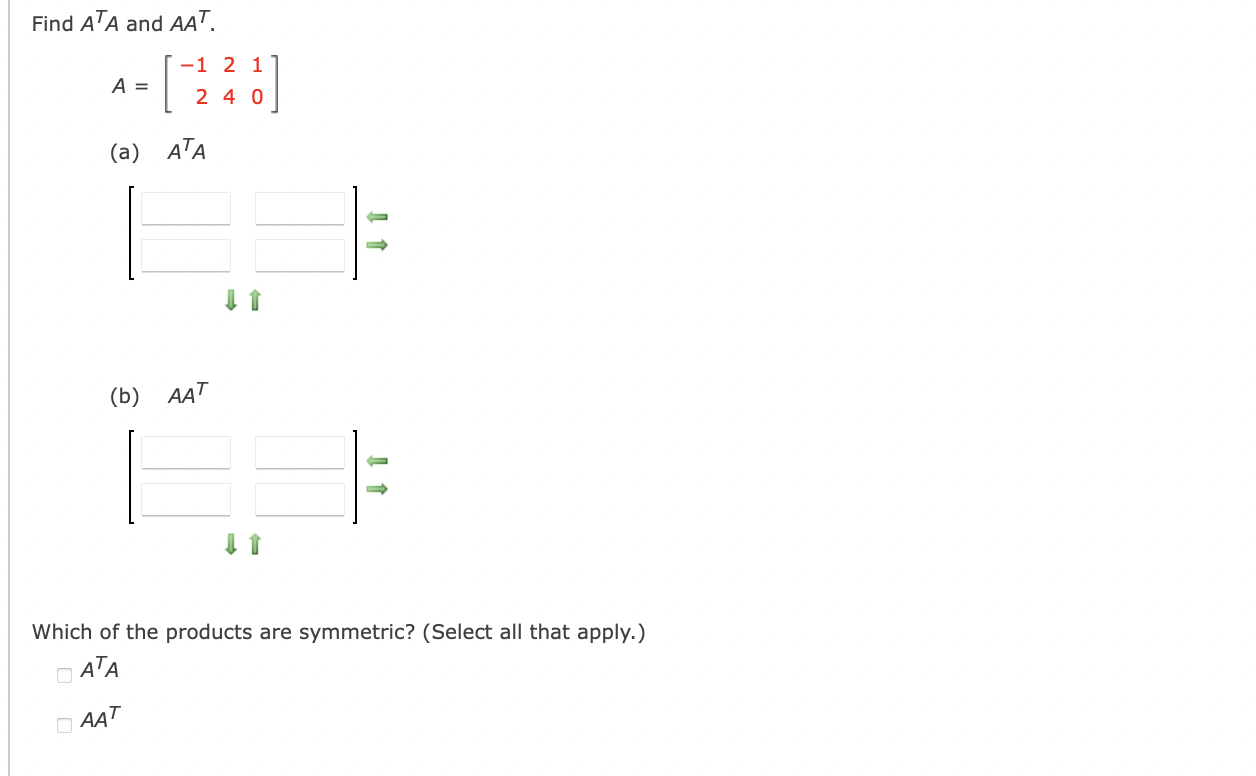 Solved Perform The Indicated Operations, Given A = 2, B = | Chegg.com