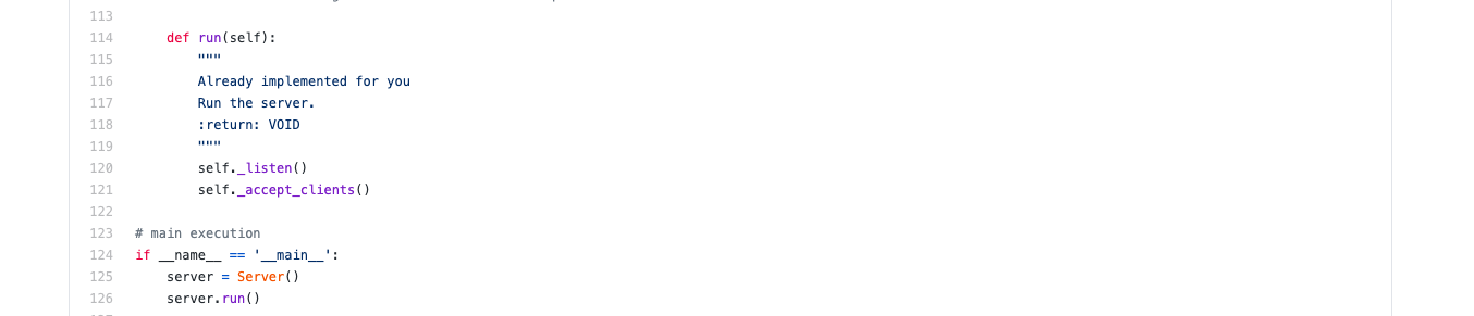 13 14 15 # don't modify this imports. import socket | Chegg.com