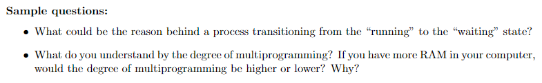 Solved Could someone help me with these sample question | Chegg.com