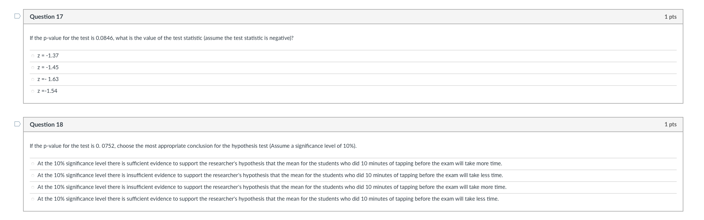 Solved USE THE INFORMATION BELOW TO ANSWER QUESTIONS 15 THRU | Chegg.com