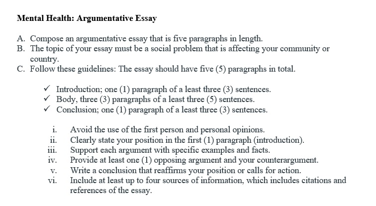 example of argumentative essay conclusion