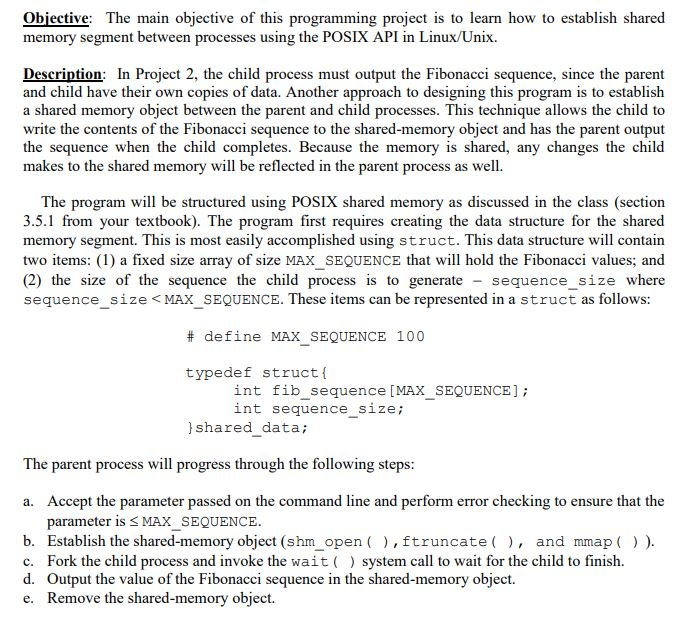 Objective: The main objective of this programming | Chegg.com