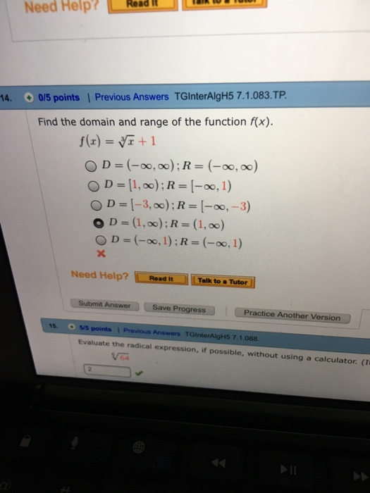 Solved Need Help Read 14. 0/5 points | Previous Answers | Chegg.com