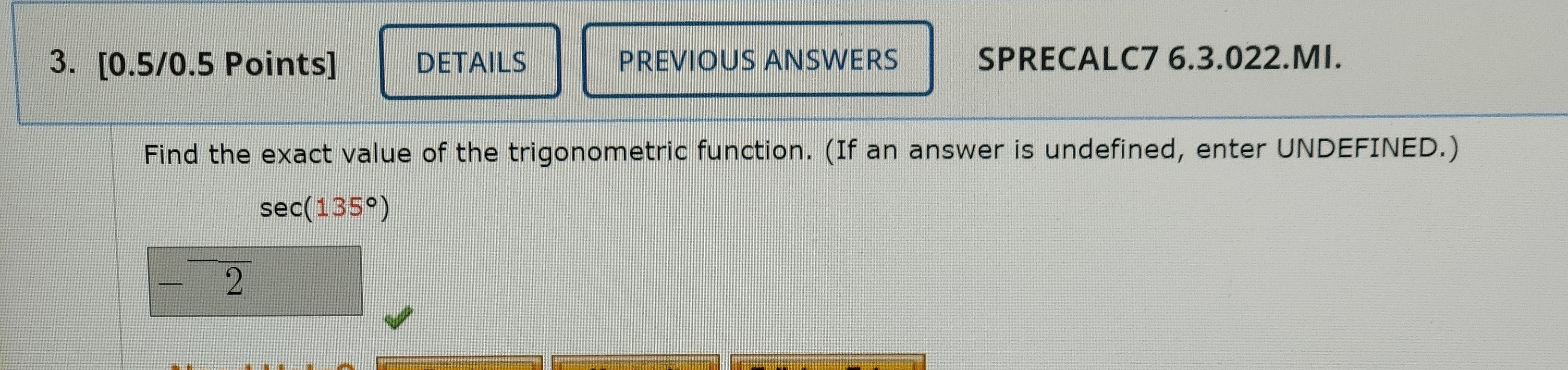 Solved I have the answer I just need the work for it. | Chegg.com