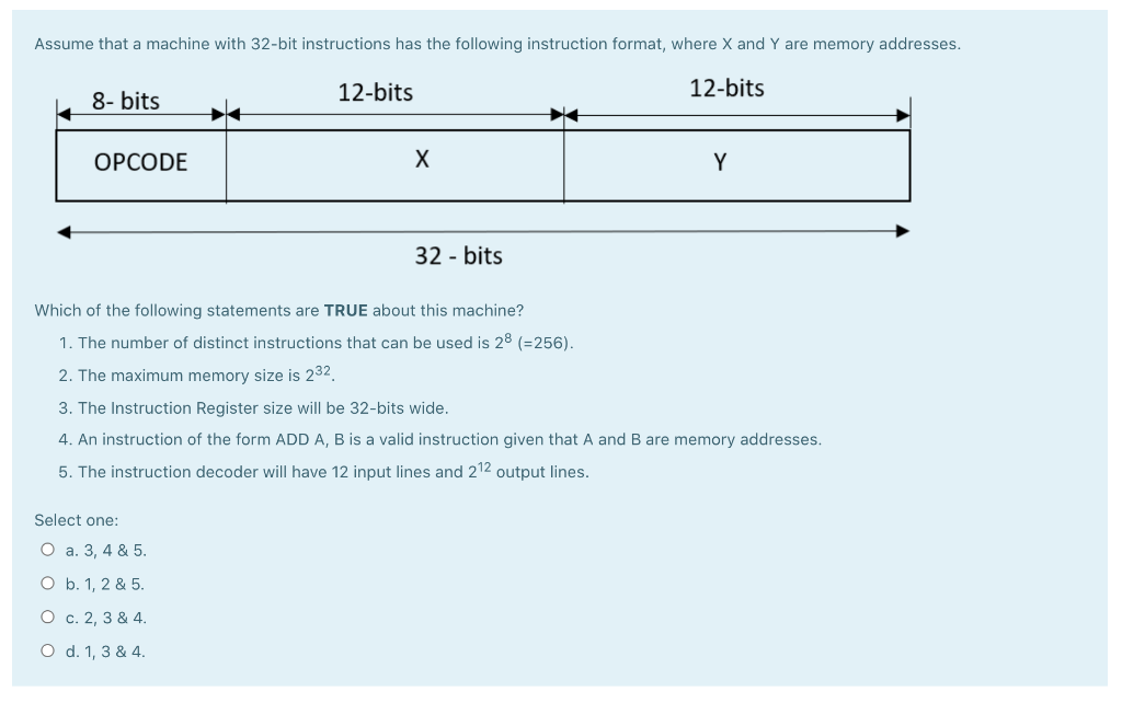 Solved Assume that the memory on a system is organized as a | Chegg.com