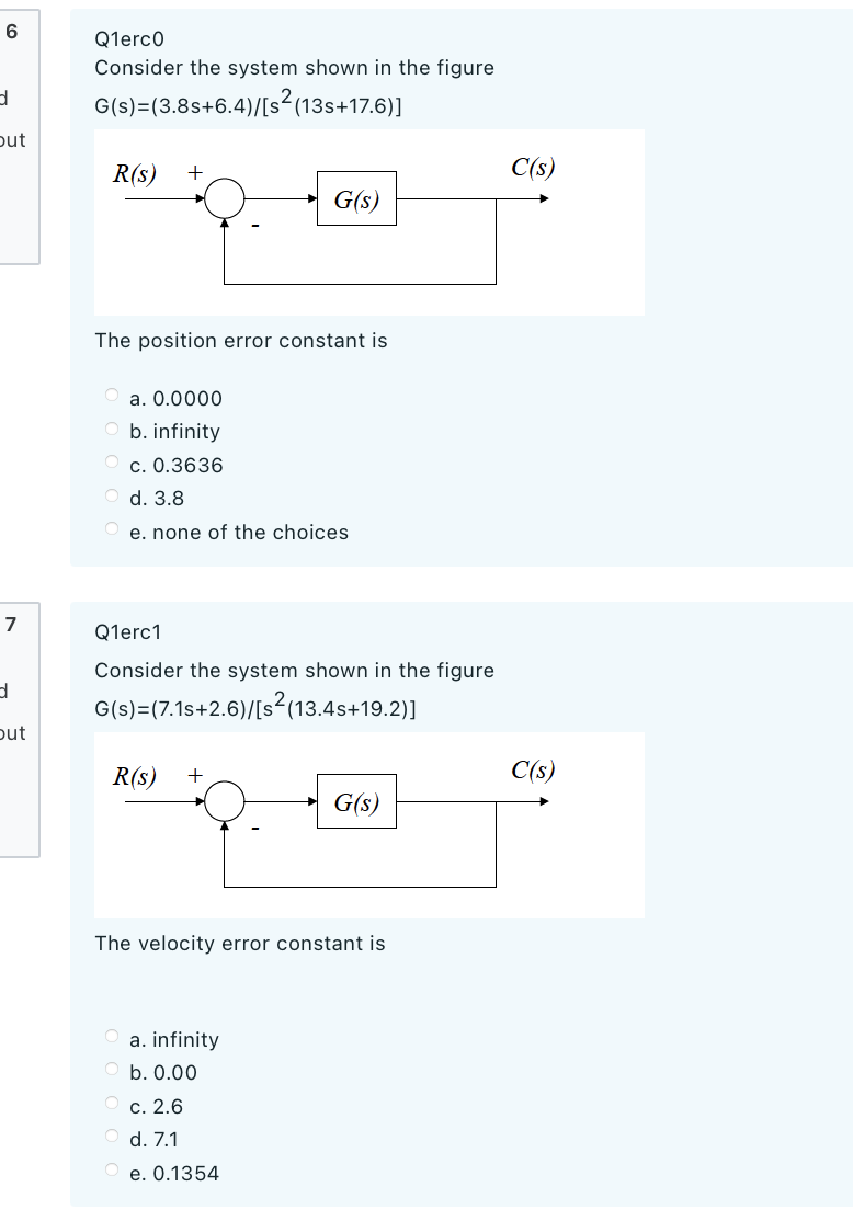 Solved Q1erc0 Consider the system shown in the figure | Chegg.com