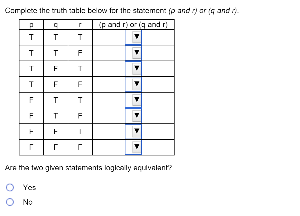 Solved Consider The Following Pair Of Statements In Which P Chegg Com