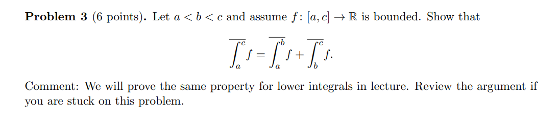 Solved Problem 3 (6 points). Let a | Chegg.com