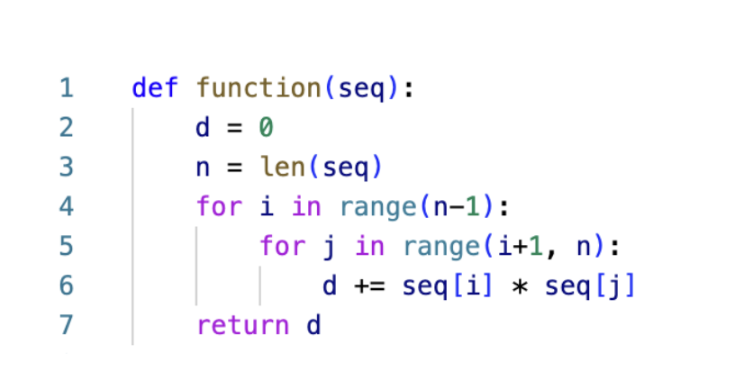 Solved Analyze the time complexity of the program shown in | Chegg.com