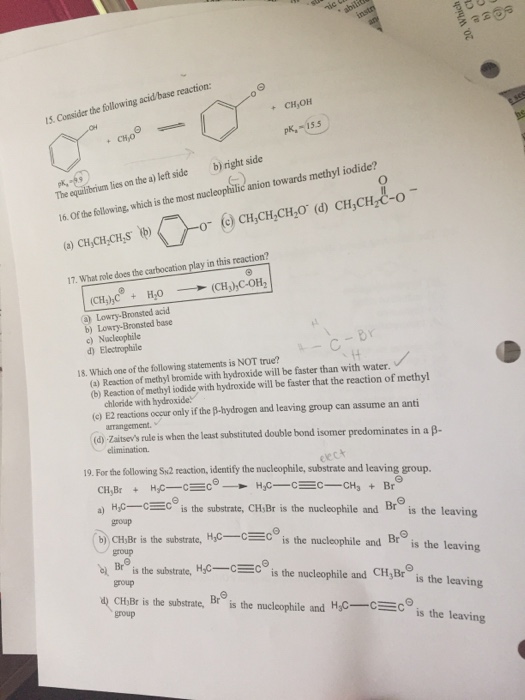 Solved Consider the following acid/base reaction: The | Chegg.com